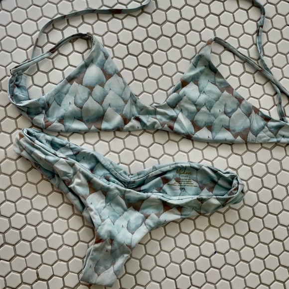 Midori Agave Bikini set. Top medium. Brayden bottoms large. - Picture 3 of 5